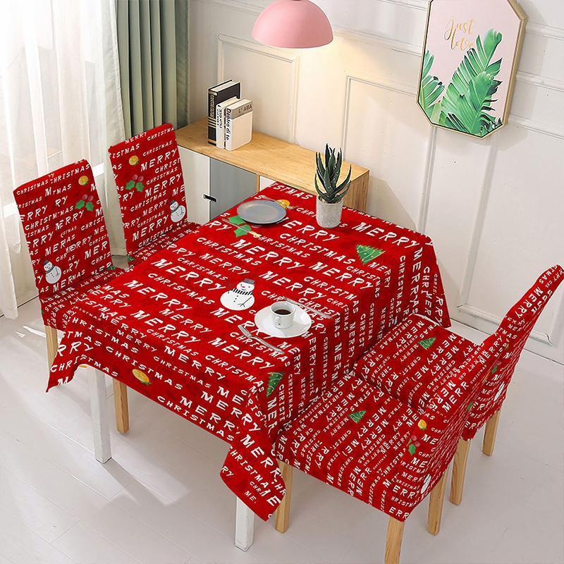 Brehn | Weihnachtsdekoration Tischdecke Stuhlhülle