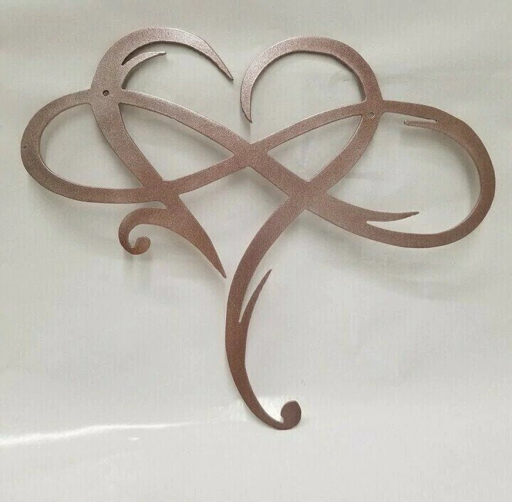 Endless Heart - Stahl Wanddekoration Metall Wandkunst