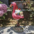 Brehn | Flamingo chillende Gartenzwerg-Statue
