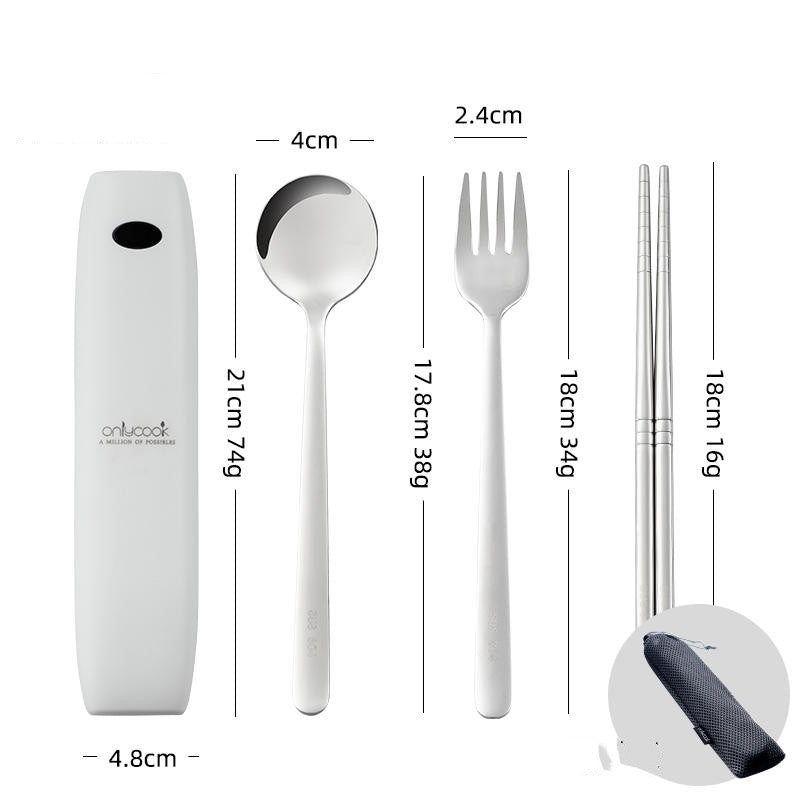 Brehn | Tragbares Besteckset mit UV-Desinfektion zur Abtötung von Bakterien