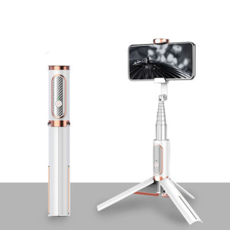 Brehn | Kompakter erweiterbarer Bluetooth-Selfie-Stick, mit stabilem Stativ und 360° drehbarem Design