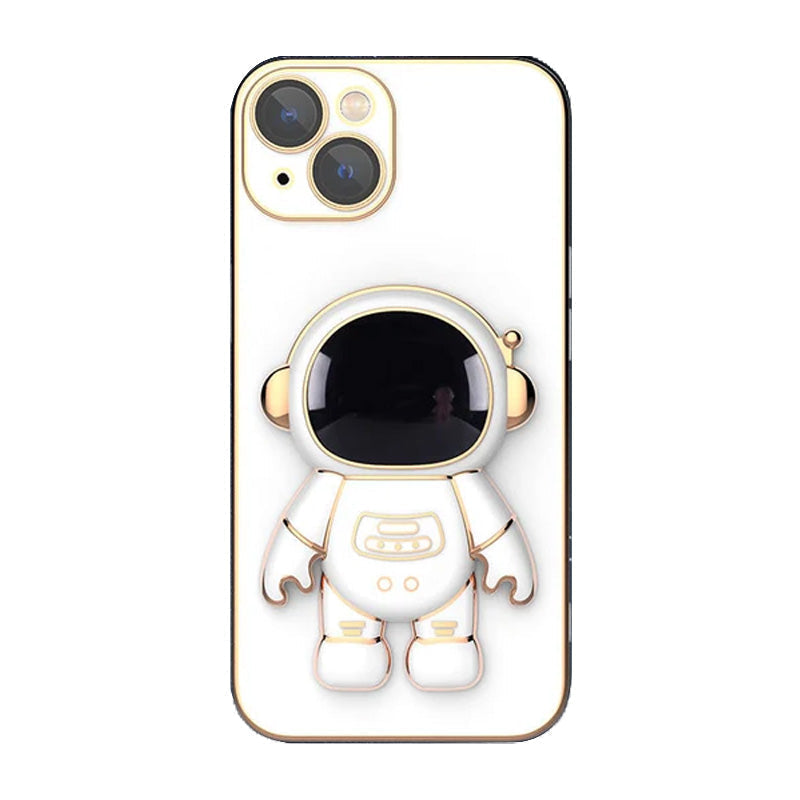 Brehn | 6D Plating Astronaut Versteckte Ständerhülle für iPhone