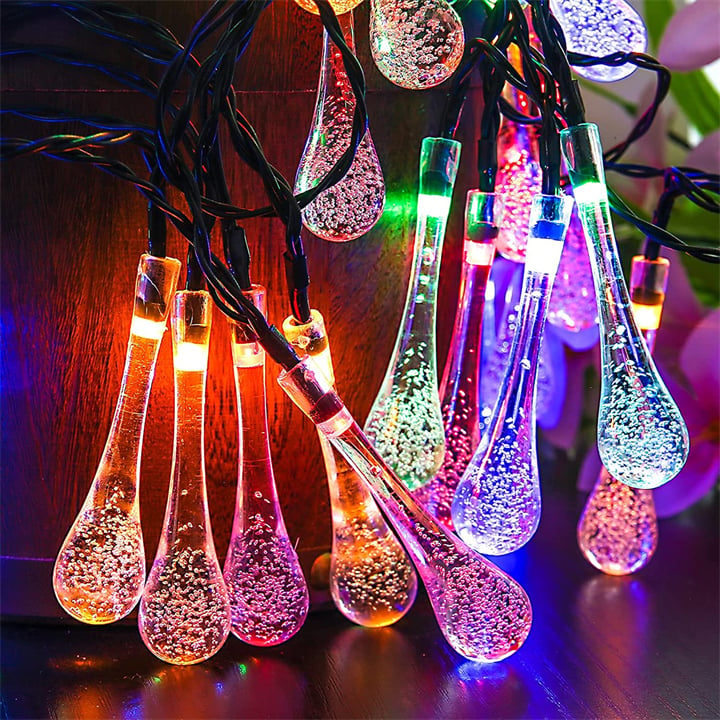 8 Modi Wasser Tropfen Solar Lichter | Brehn