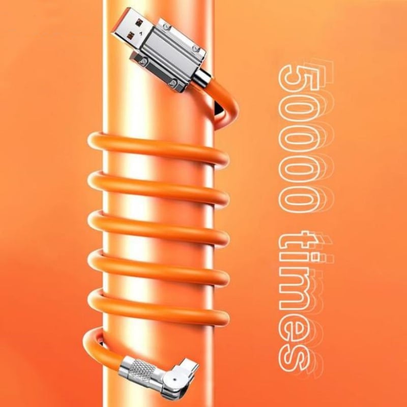 Magnetisches Ladekabel | 540° drehbarer Stecker | Schnellladung mit LED-Beleuchtung