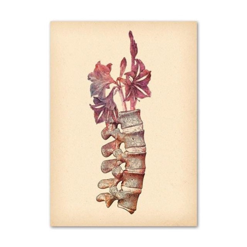 Menschliche Anatomie - Leinwand Wandkunst Gemälde