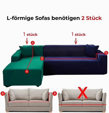 SofaGuard™ | Elastischer Samtsofabezug, der Ihnen Geld spart