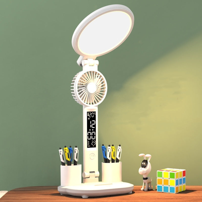 LED-Tischlampe mit Uhr und USB. | Brehn