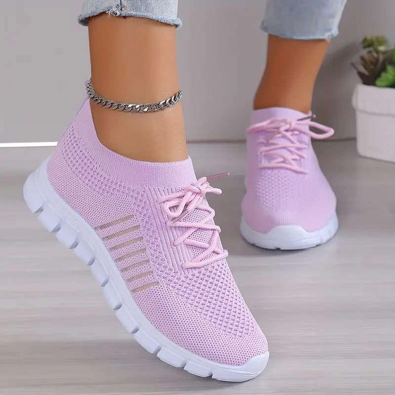 Atmungsaktive Schnürschuhe Laufschuhe Sneakers