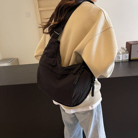 EVERCARRY – Nylon-Schultertasche mit intelligenten Fächern für den täglichen Gebrauch