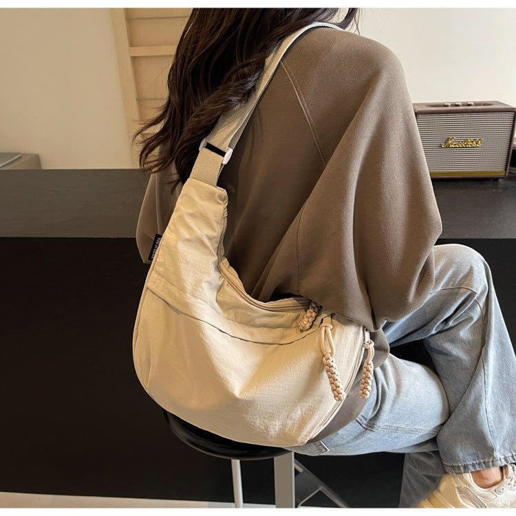 EVERCARRY – Nylon-Schultertasche mit intelligenten Fächern für den täglichen Gebrauch