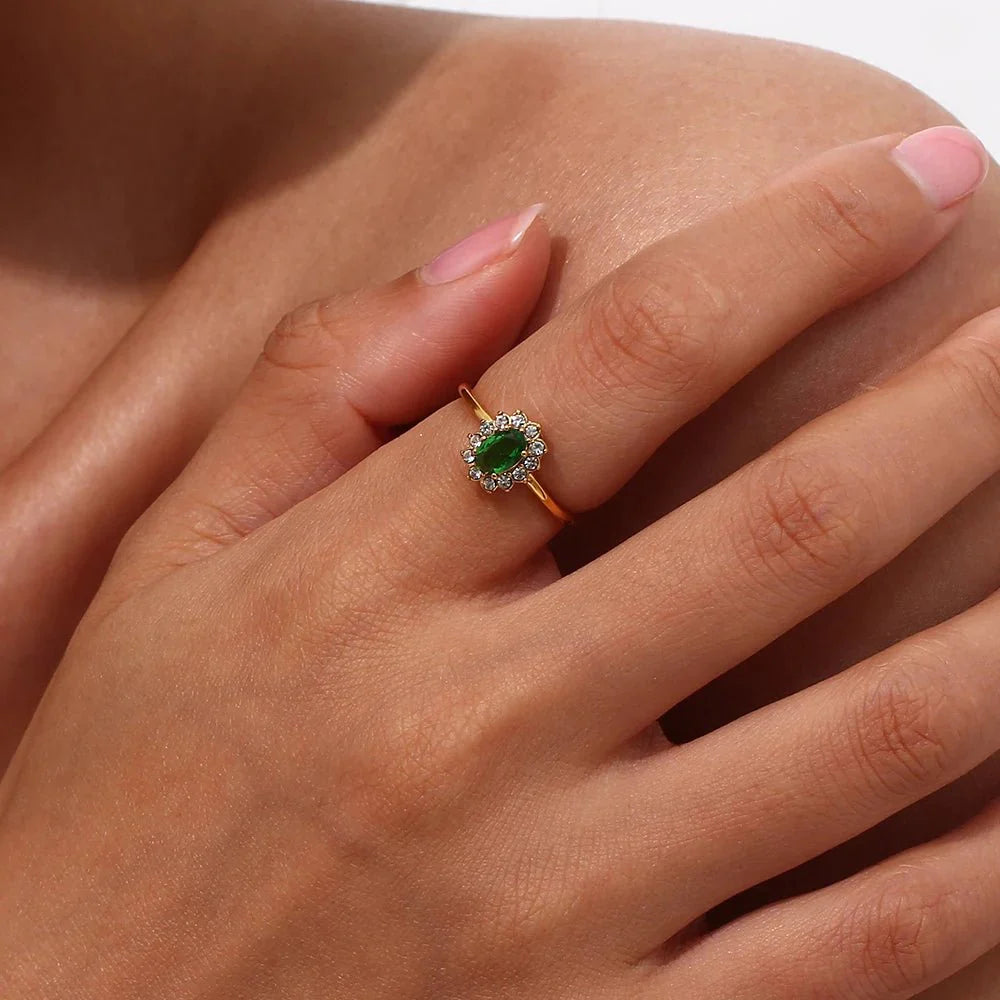 Brehn | Zierliche verstellbare ovale Diamantringe