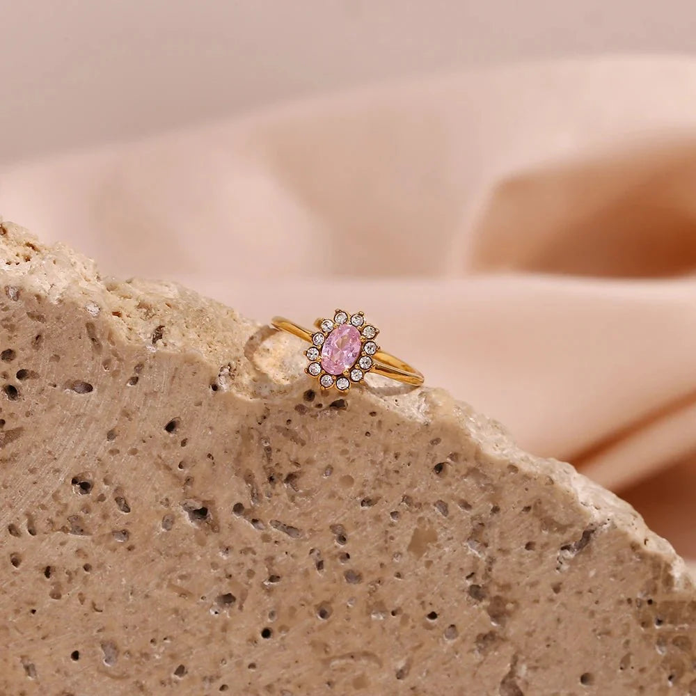 Brehn | Zierliche verstellbare ovale Diamantringe