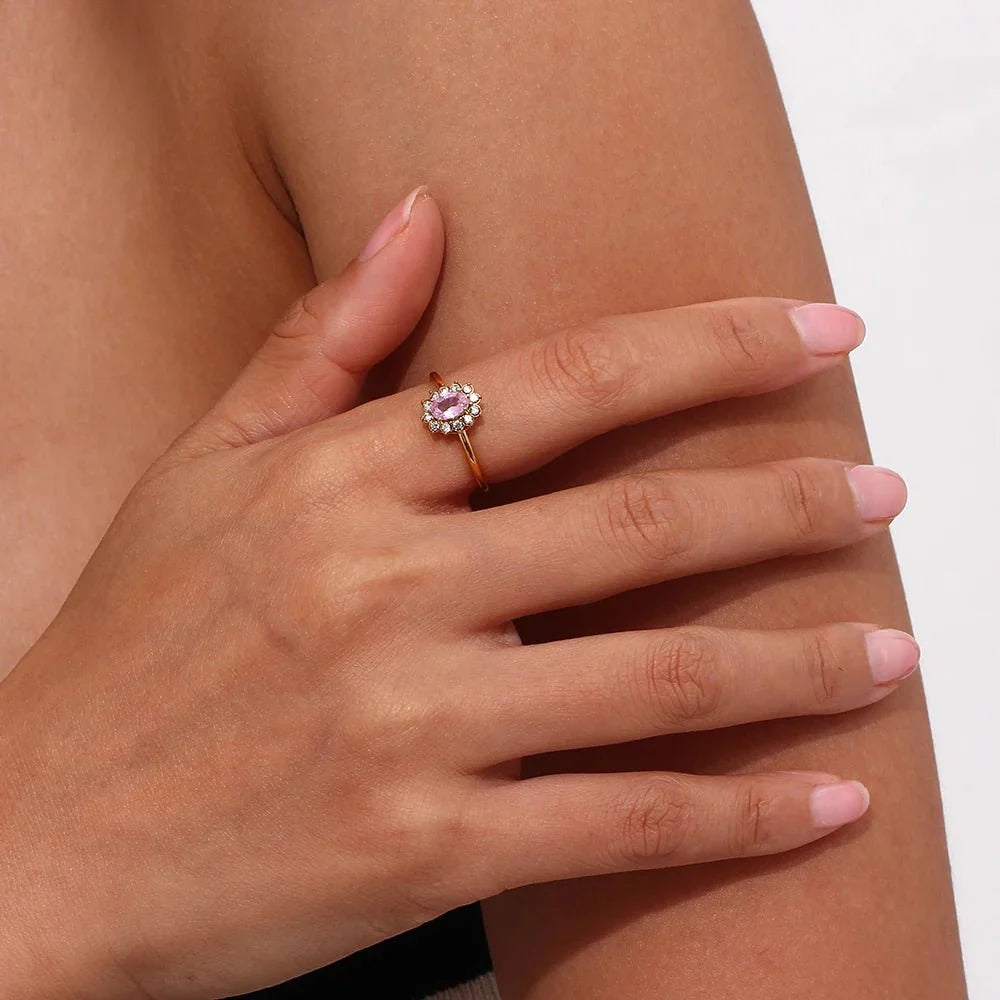Brehn | Zierliche verstellbare ovale Diamantringe