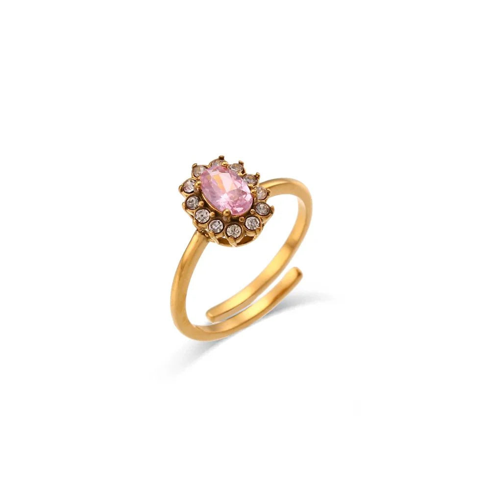 Brehn | Zierliche verstellbare ovale Diamantringe
