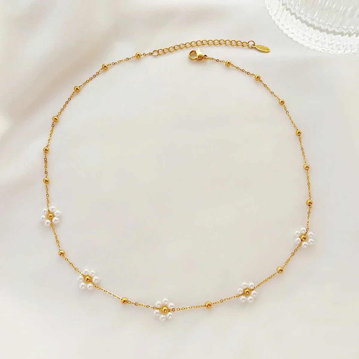 Brehn | Zarte Daisy Halskette & Armbänder