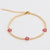 Brehn | Zarte diamantene Blumenarmbänder und Ohrringe