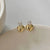 Brehn | Zarte Diamant Herz Stud Ohrringe