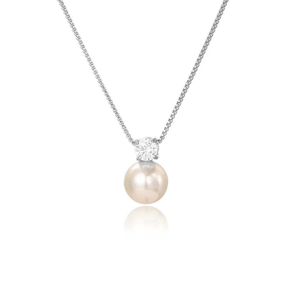 Brehn | Zartes Diamantperlen-Halskette