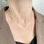 Brehn | Zierlich Feminine Schleifen Halskette
