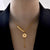 Brehn | Zartes florales Bar Anhängernecklace
