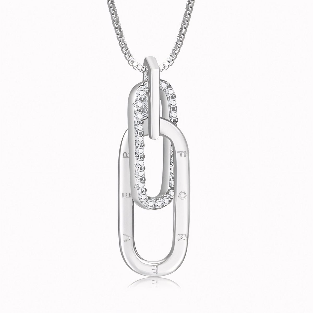 Brehn | Zartes Forever Paperclip Liebes-Halsband