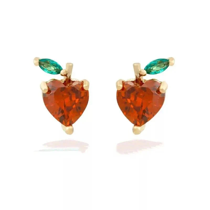 Brehn | Zierliche Obst Hoop & Stud Ohrringe