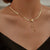 Brehn | Zarte Fischgräten-Butterfly-Ohrhängern-Collier