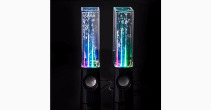 Tragbarer LED-Lautsprecher mit farbenfrohem, tanzendem Wasserfontänen-Effekt!