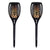 2 PCS Solar LED Taschenlampe Tanzflamme Edition | Brehn
