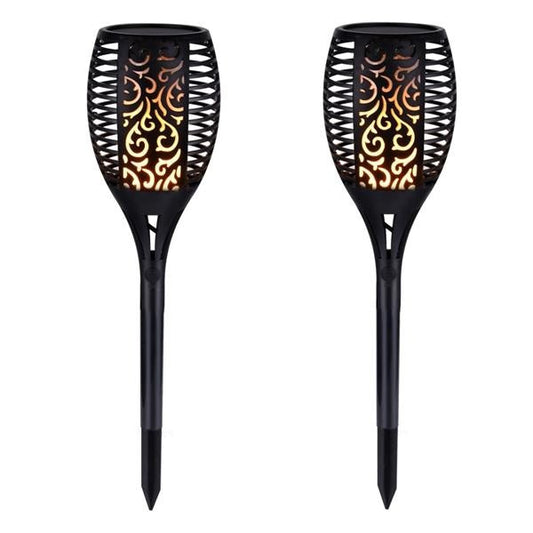 2 PCS Solar LED Taschenlampe Tanzflamme Edition | Brehn