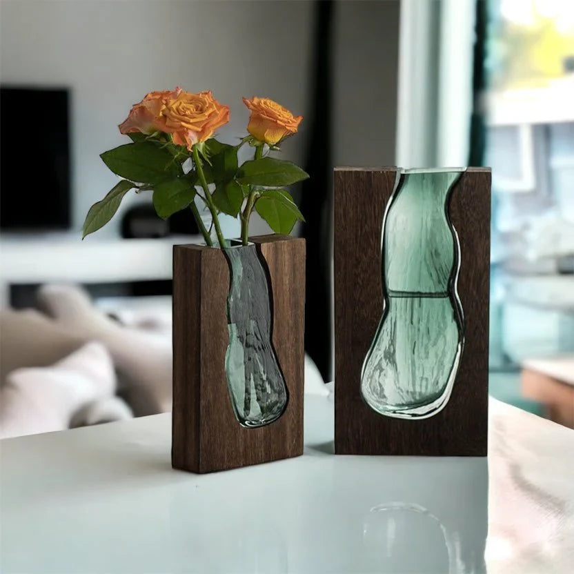 Nordische Live-Edge-Vase Brehn