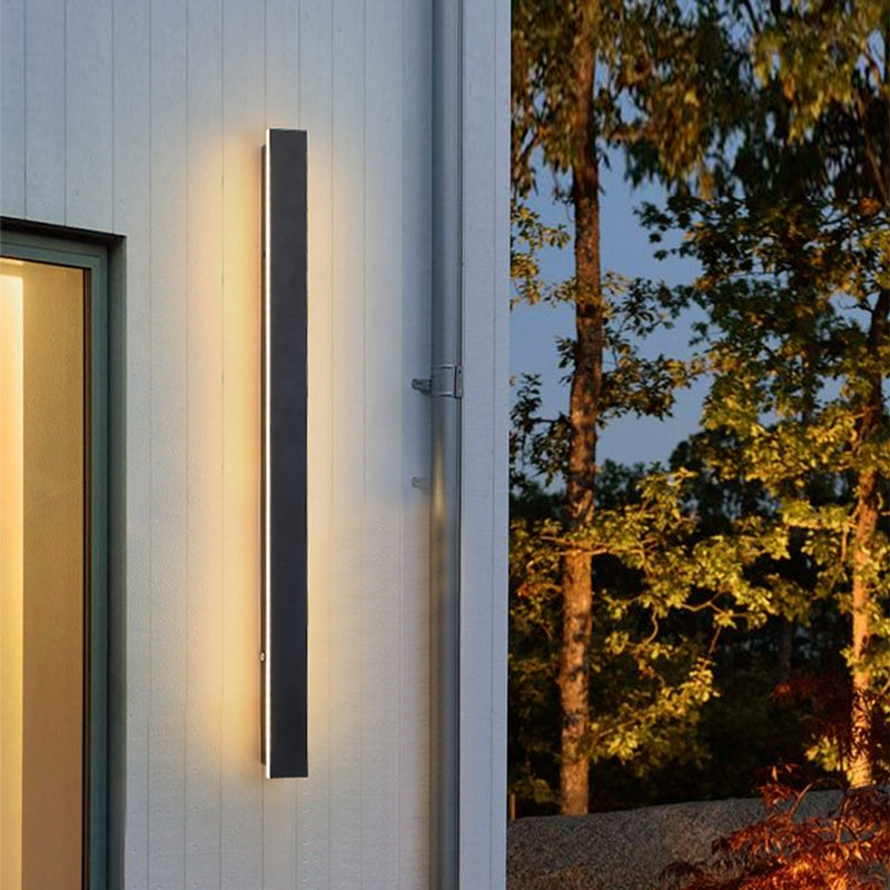 Elegante Outdoor-LED-Wandleuchte