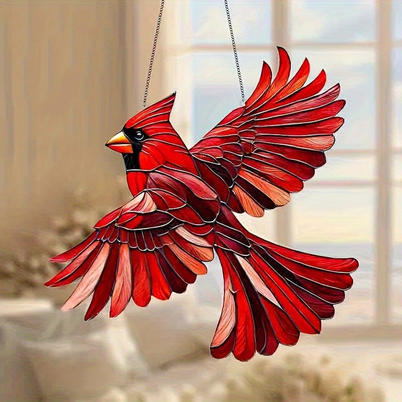 Brehn | Flügel-Cardinal-Weihnachtsornamente