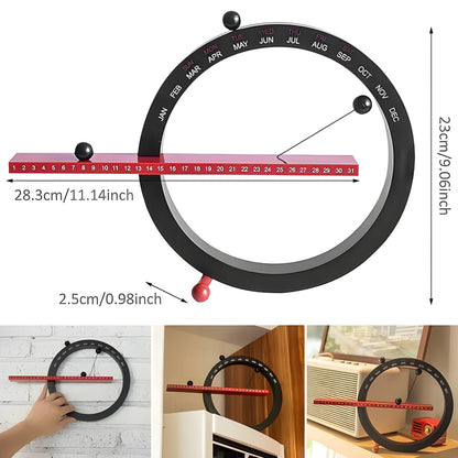 Magnetische Ball-Uhr – Kreative und dekorative Tischuhr mit weichem Design | Brehn