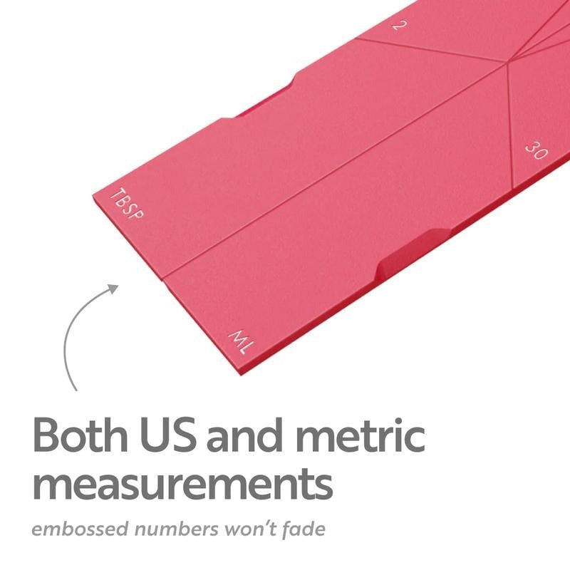 3-in-1-Messlöffel zum Zusammenklappen | Magnetisches TriScoop-Design | Platzsparendes Küchenutensil
