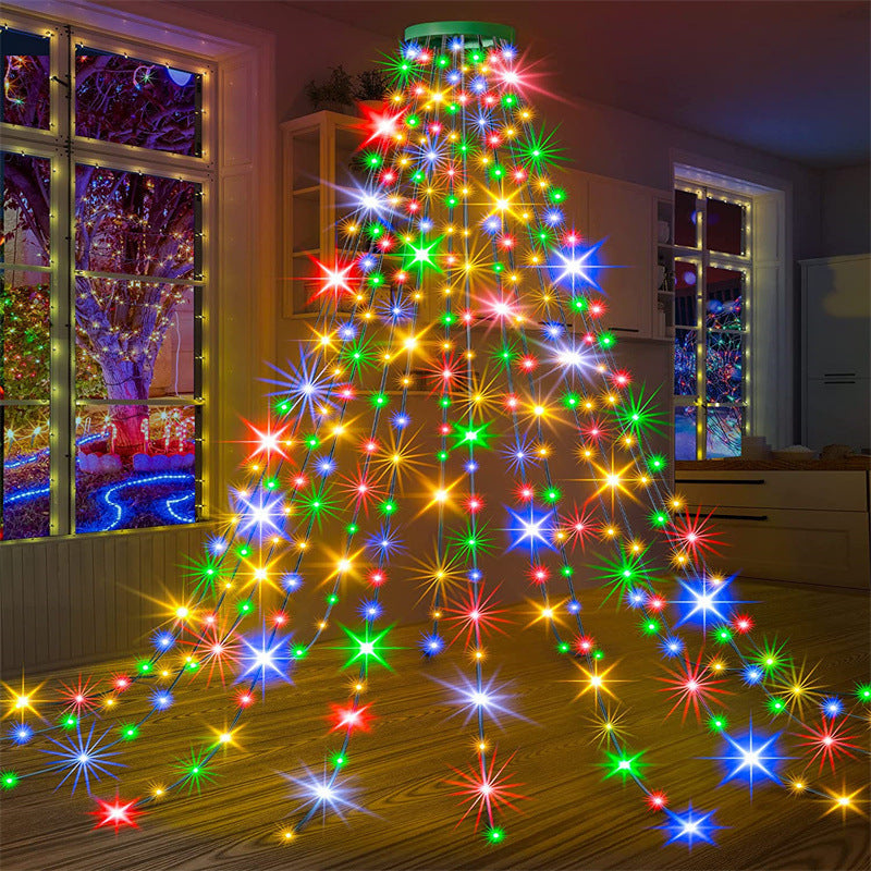 Brehn | Weihnachtsbaum Wasserfalllichter mit Ring
