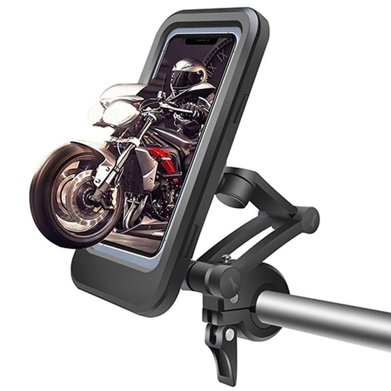 RideCharge Pro – Wasserdichter Handyhalter mit USB und 15W kabellosem Laden für Bike und E-Bike | Brehn