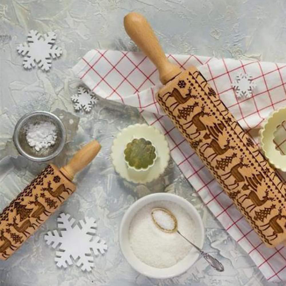 Weihnachten Präge Nudelholz | Brehn
