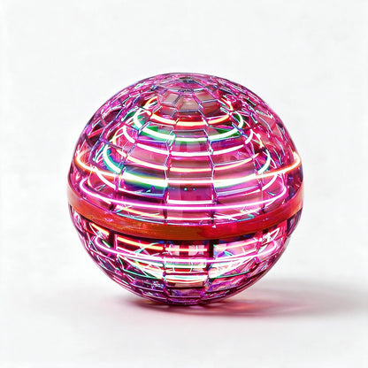 Brehn | Der Original Flying Orb Ball | Aerodynamischer Flug-Spinner mit LED-Effekten | 360° Rotation & Boomerang-Funktion | Stoßfestes Gehäuse & USB-Schnellladung