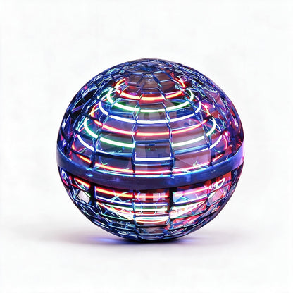 Brehn | Der Original Flying Orb Ball | Aerodynamischer Flug-Spinner mit LED-Effekten | 360° Rotation & Boomerang-Funktion | Stoßfestes Gehäuse & USB-Schnellladung