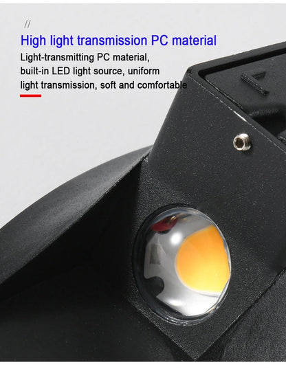 Moderne Außen-LED-Wandleuchte – Vielseitiges Aluminiumdesign
