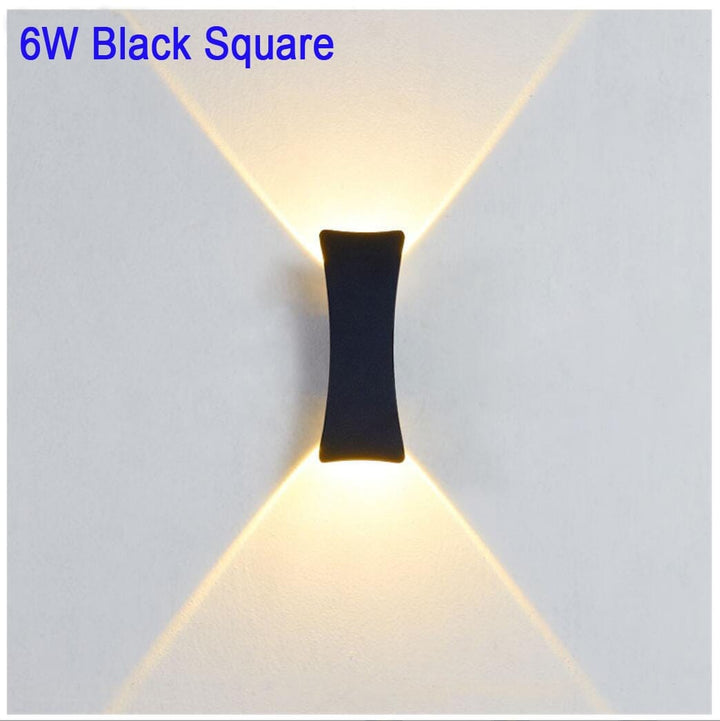 Moderne Außen-LED-Wandleuchte – Vielseitiges Aluminiumdesign