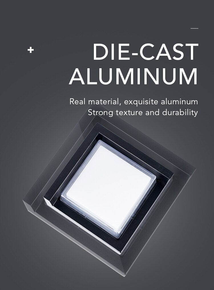 Bewegungsmelder Außen Wandlampe – Modernes Aluminium Design