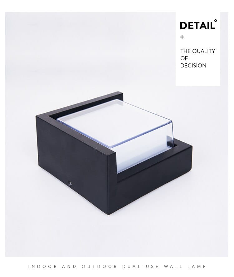 Bewegungsmelder Außen Wandlampe – Modernes Aluminium Design