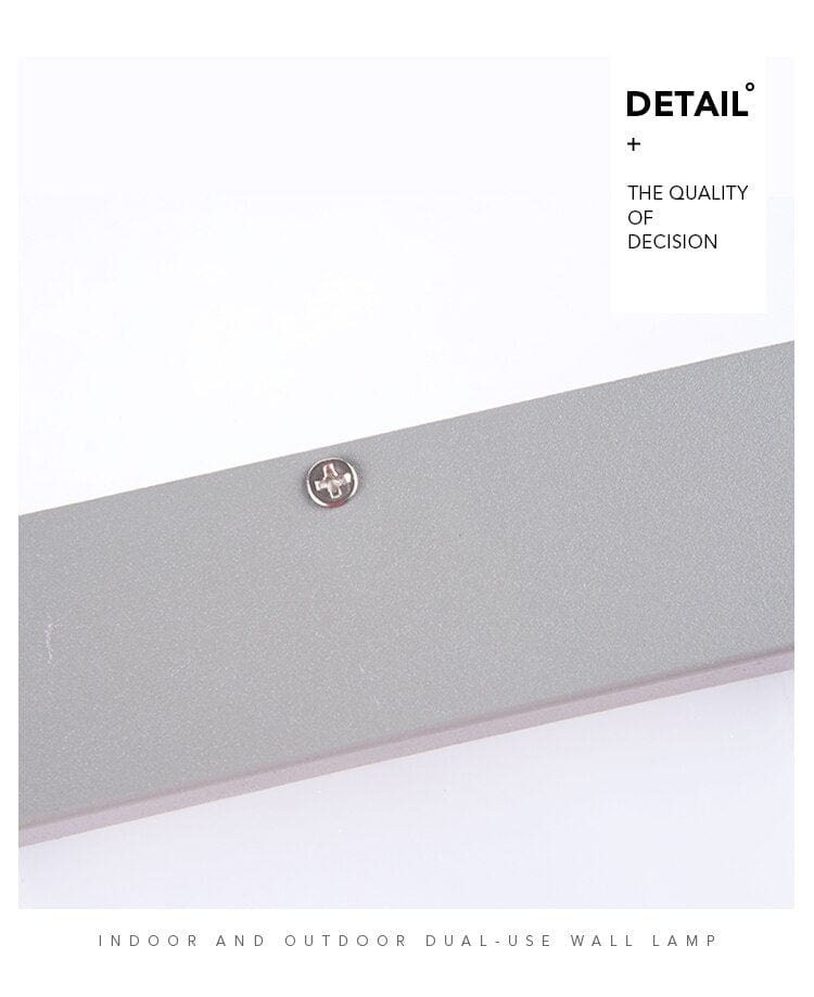 Bewegungsmelder Außen Wandlampe – Modernes Aluminium Design