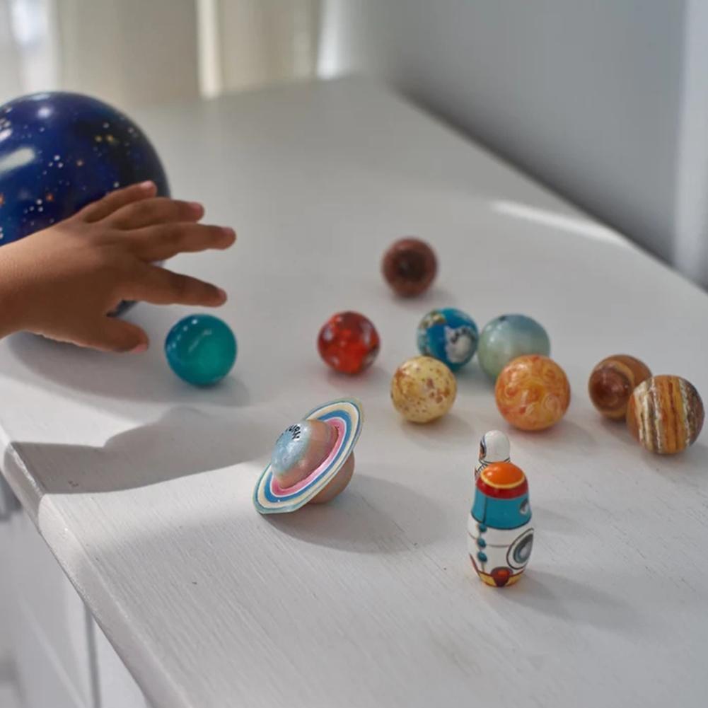 Planeten-Set aus Holz – Lernspielzeug für Kinder