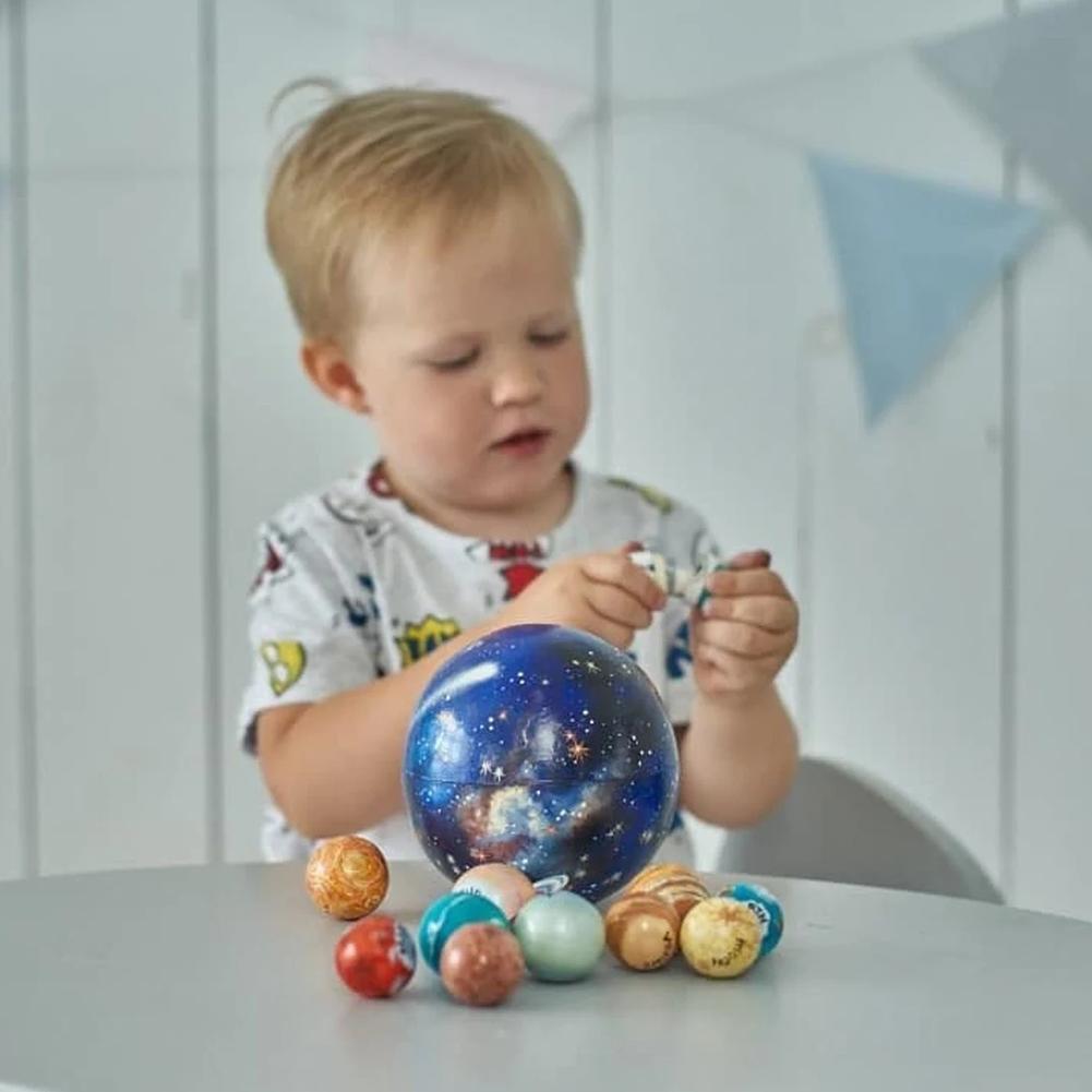 Planeten-Set aus Holz – Lernspielzeug für Kinder