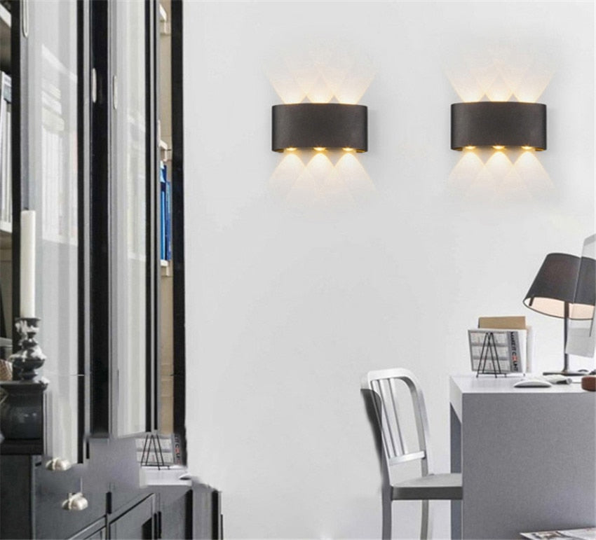 Brehn | LED Wandleuchte Modern Wasserdicht Für Innen und Außen