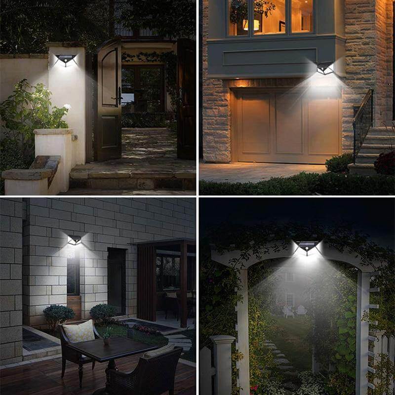 LED Außen-Solarlicht Wandleuchte | Brehn