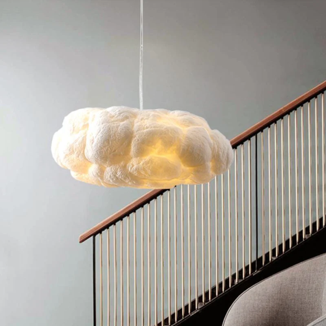 Brehn | Design Cloud LED Pendelleuchte Weiß PVC/Baumwolle - Nimbus
